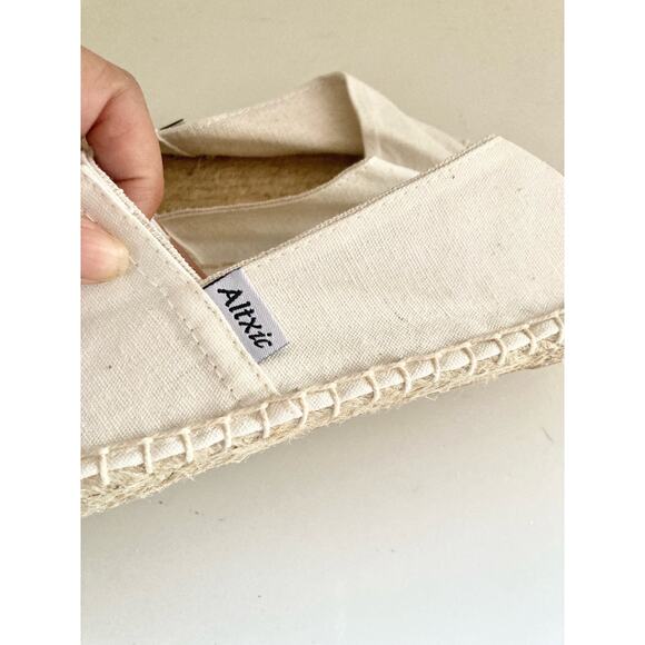 Altxic Womens Classic Canvas Braided Slip on Espadrilles Flat Size 40/9.5 NWOT - Picture 4 of 6